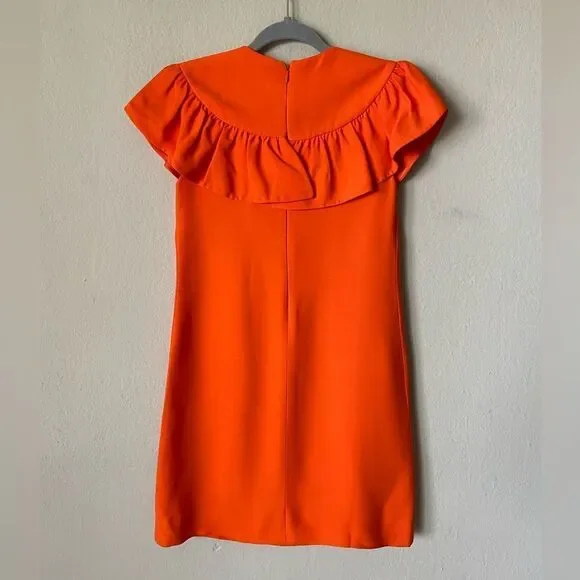 Rare! Miu Miu Mini Orange Dress Size 0